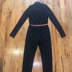 Rhinestone Two Piece